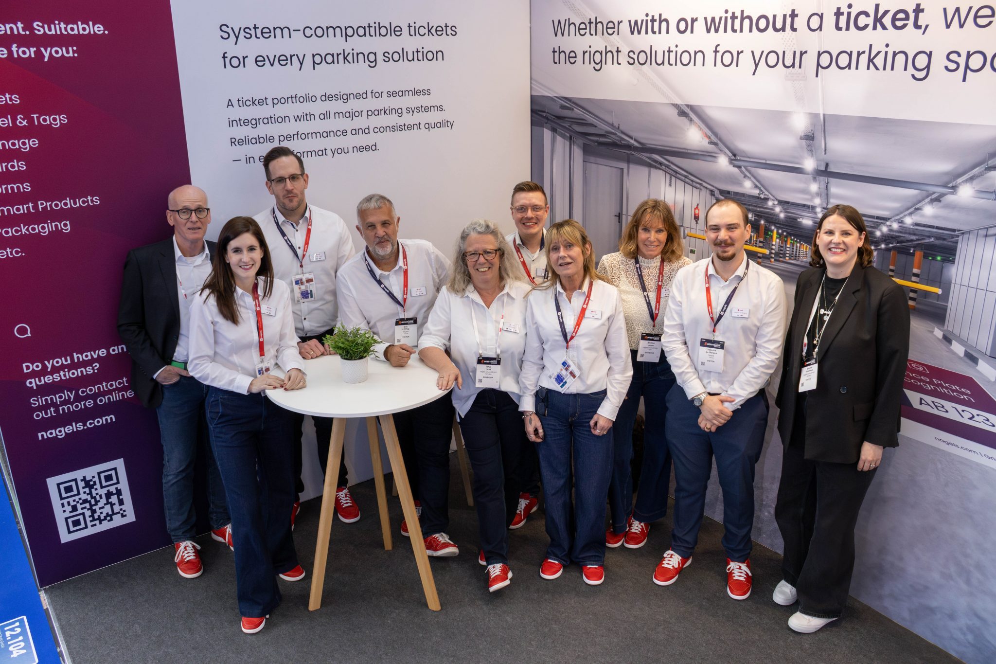 nagels team at Intertraffic Amsterdam parking tickets griptag